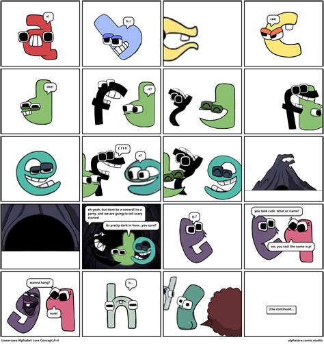 Lowercase Alphabet Lore Comic Studio 